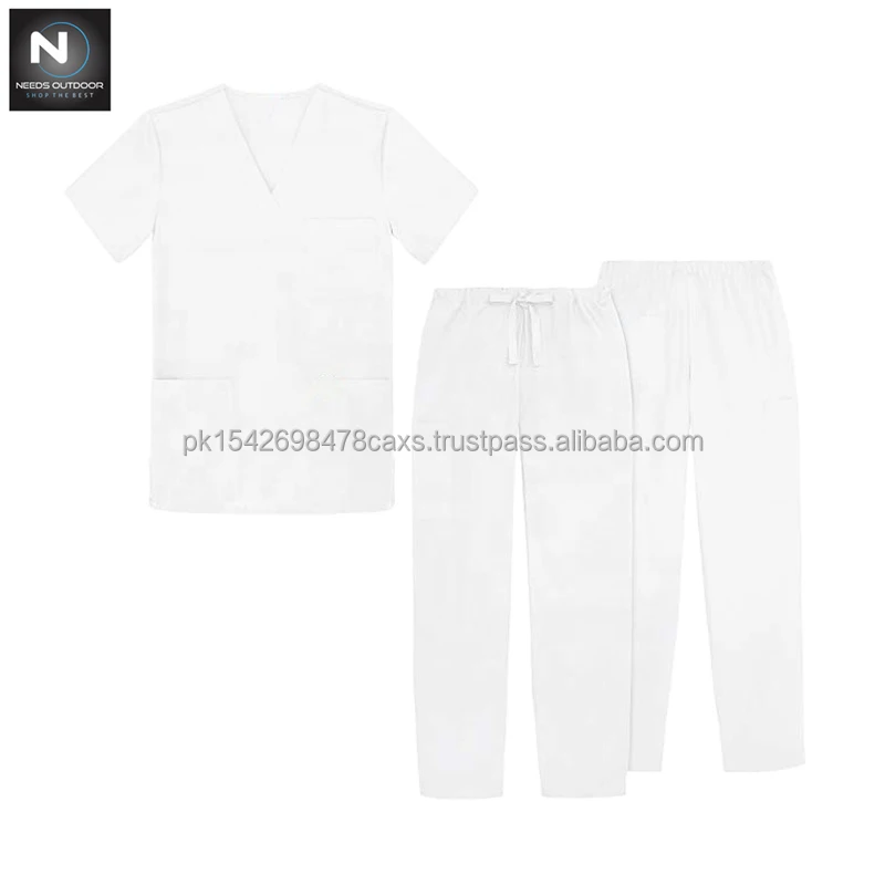 Top Quality Women Scrub Sets Uniform Design Hospital Private Label