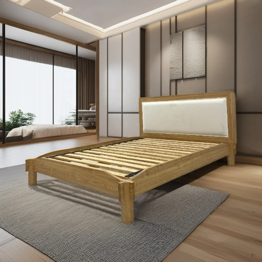 Innovative Customized Modern Wooden Smart Bed From Vietnam Factory for Home Furniture in Canada at Cheap Price