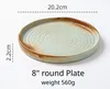 8" round Plate