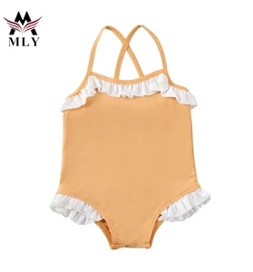 OEM Custom Made Girls Breathable Swimwear Wholesale Child Kids Swimsuit
