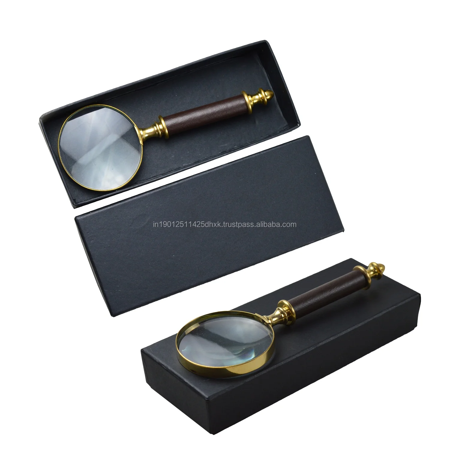 Luxury Silver Magnifying Glass Highly Designs and Plated Finishing Decor Magnifier Glass for Book Reading Map Guide Design