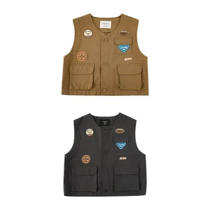 YOEHYAUL New Arrival Waistcoat Vest Jackets Coat for Children and Cotton Vest Sweater for Kids Baby Boys Jacket