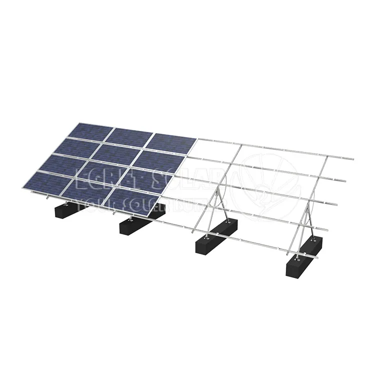 Adjustable Solar Ground Mounting System 50KW Solar Energy Products Aluminum Panel Solar Ground Mount Structure