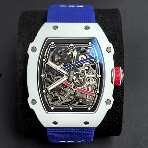 New Designer High-qualityfashion Men's Mechanical Watch Ultra-thin 7.8mm Tourbillon RM67-02 Carbon Automatic Luxury Brand Watch