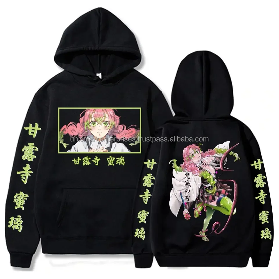Felpa Con Cappuccio Demon Slayer 3D - Pullover Anime Kimetsu No Yaiba - Uomo E Donna