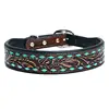 Black With Turquoise Tooling