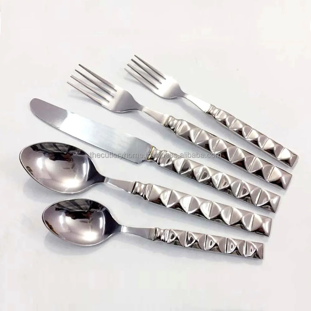 Customize Logo Metal Dinnerware Cutlery Set Spoon Fork & Knife ...