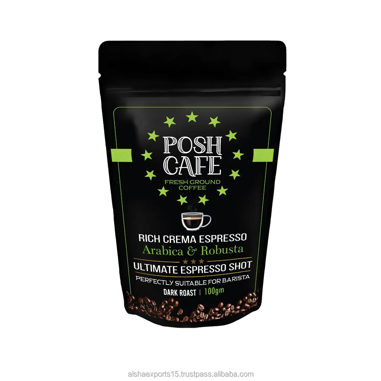 Single Origin High Elevation Arabica And Robusta Green Coffee Beans For