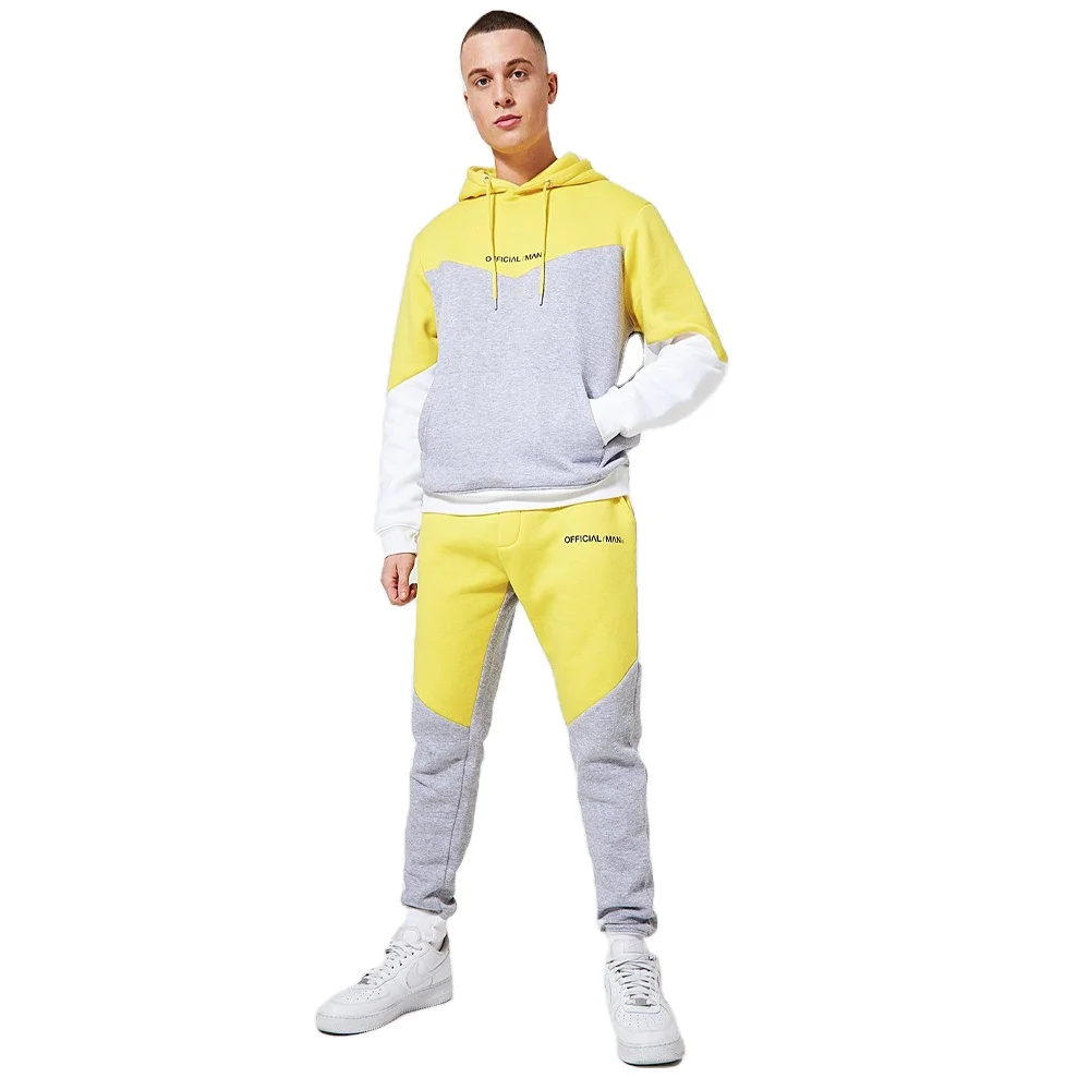 man official colour block tracksuit