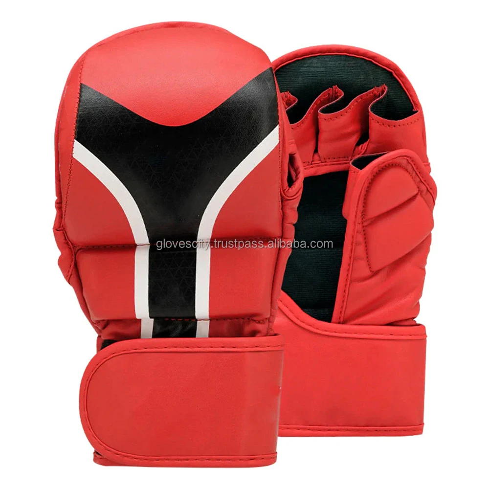 Professional Fighter Mixed Martial Arts Gloves With Open Palms - Buy ...