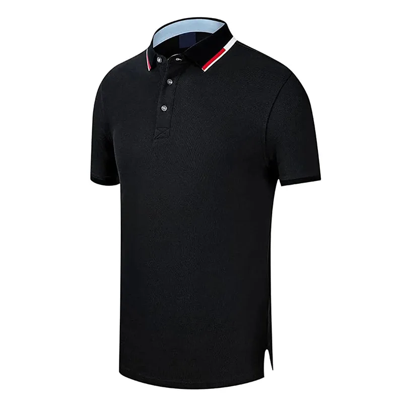 polo shirts High Quality 100% Cotton Custom Logo Men's Clothing Polo T Shirts Short Sleeve Blank Plain Plus Size Men Golf Shirts