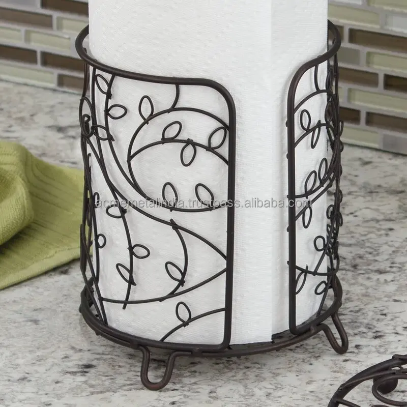 Kitchen Details Metal Silver Paper Towel Holder in the Paper Towel Holders  department at