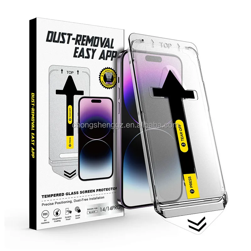 Automatic Dust Free Antispy Screen Protectors Tempered Glass Privacy