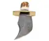 Natural Brown & Cream Textured Stag Horn