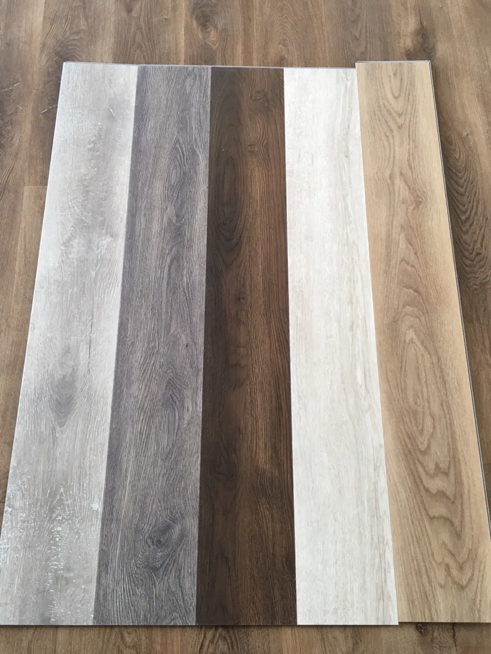 Wood Grain Unilock Design Advanced Vinyl Rigid Core Spc Luxury Flooring Vinyl Plank for Bath Room