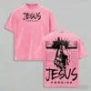 Pink Jesus Forgive Tee