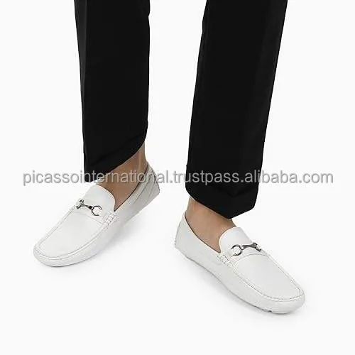 Superior Quality Classic Design Casual Daily Wear Widely Selling Cow Hide Genuine Leather Loafer Shoes from India