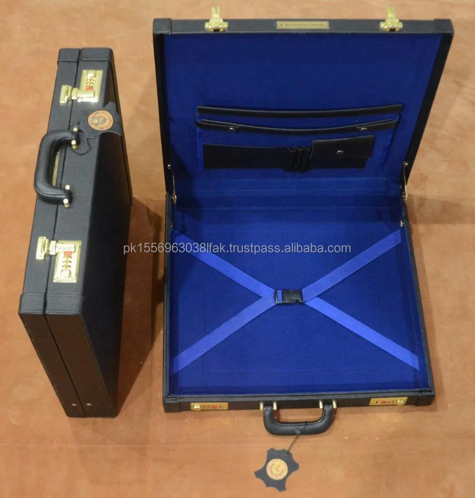 Mm Regalia Apron Masonic Briefcase Gears Masonic Apron Hard Full Dress