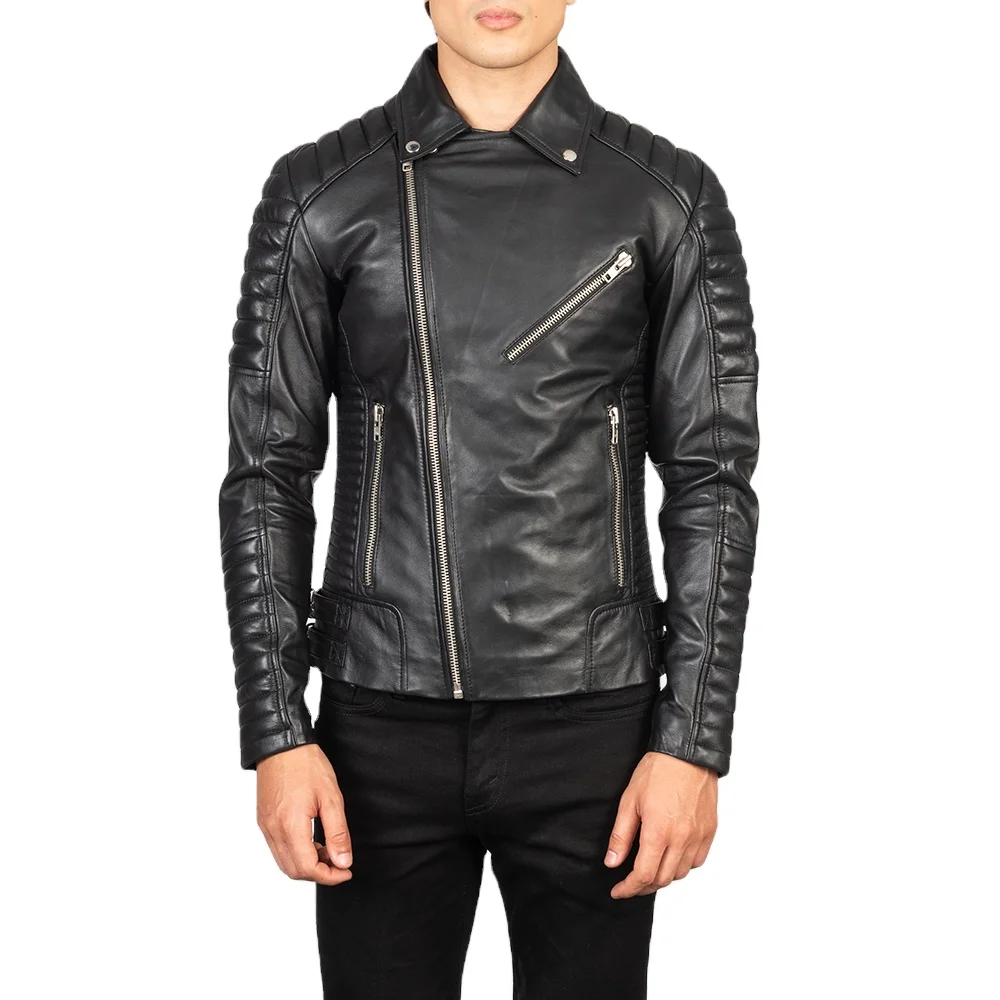 Men Leather Jacket Winter Collection Warm Up Pure Leather Staff High