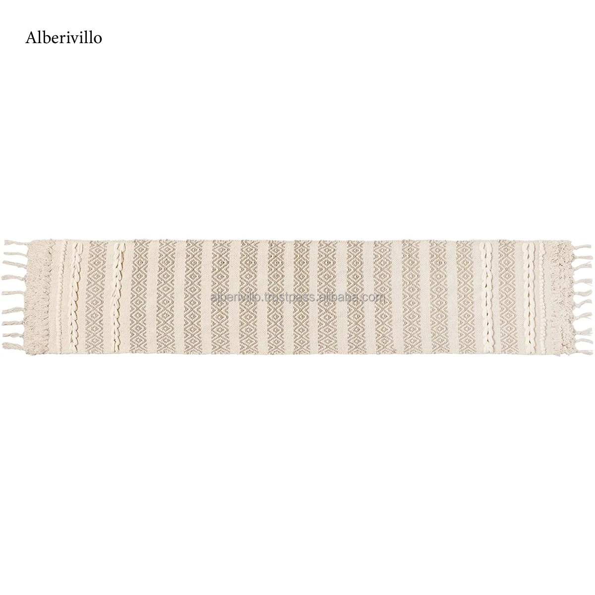 Роскошные хлопчатобумажные настольные бегуны ручной работы стандартного размера богемные тканые сделанные в