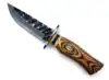 Natural Wood Grain & Ocean Blue Handle