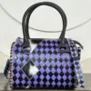 Purple & Black Checkered
