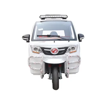 Electric delivery tricycle mini cargo dual motor small electric cargo tricycle with cabin
