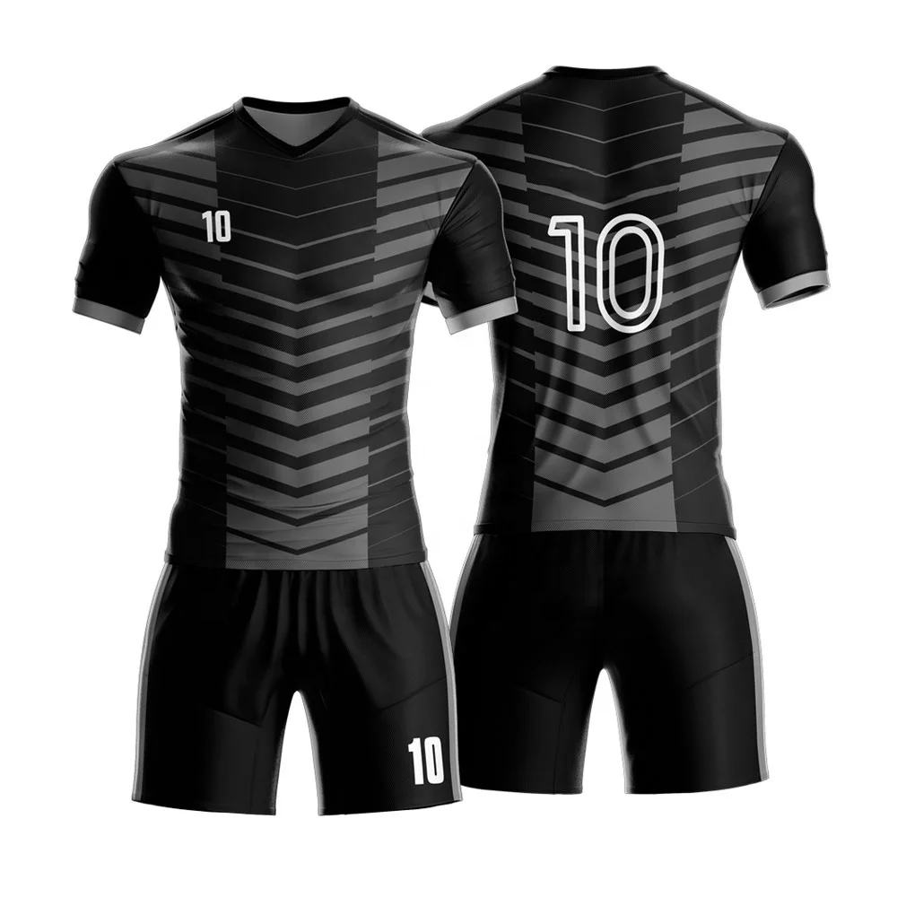 Desain khusus seragam sepak bola dapat bernafas untuk Piala Dunia set  Jersey sepak bola sublimasi dicetak pakaian sepak bola