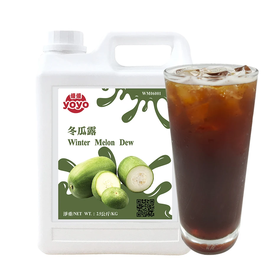 Bubble Tea Syrup Winter Melon Syrup For Milk Tea