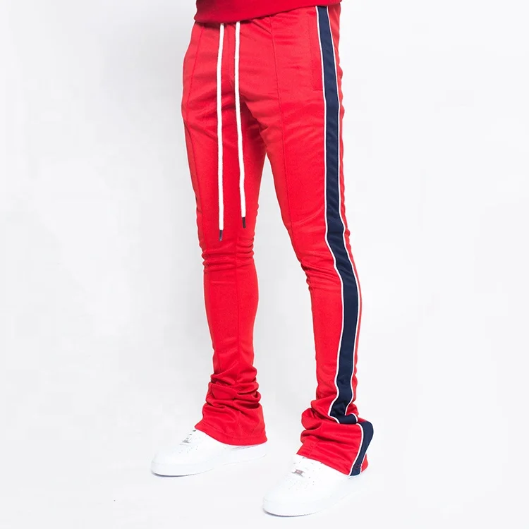 2022 Cotton Slim Fitting Jogger Sweatpants Stacked Pants Men Stacked ...