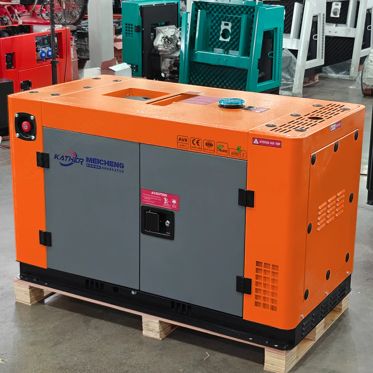 Auto Start 12KVA 15KVA 20KVA 25KVA 30KVA 50KVA Diesel Silent Generator With AVR Smart Control Panel 3 Phase Backup Power OEM/ODM