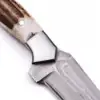 Cream/Brown Natural Stag Bone