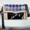 Black & Purple Checkered