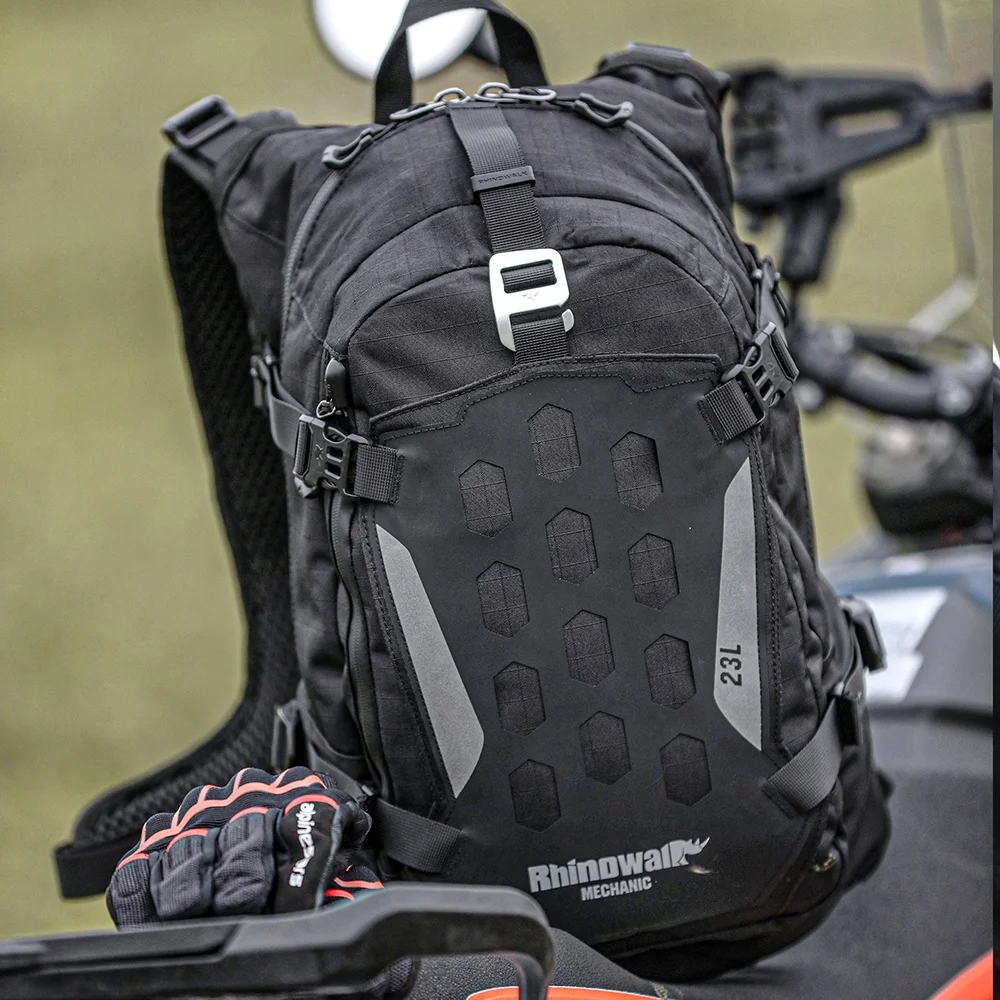 Rhinowalk 23L Magnetic Motorcycle Cycling Backpack - Durable