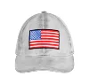 สี่เหลี่ยมผืนผ้าวินเทจสีขาว USA