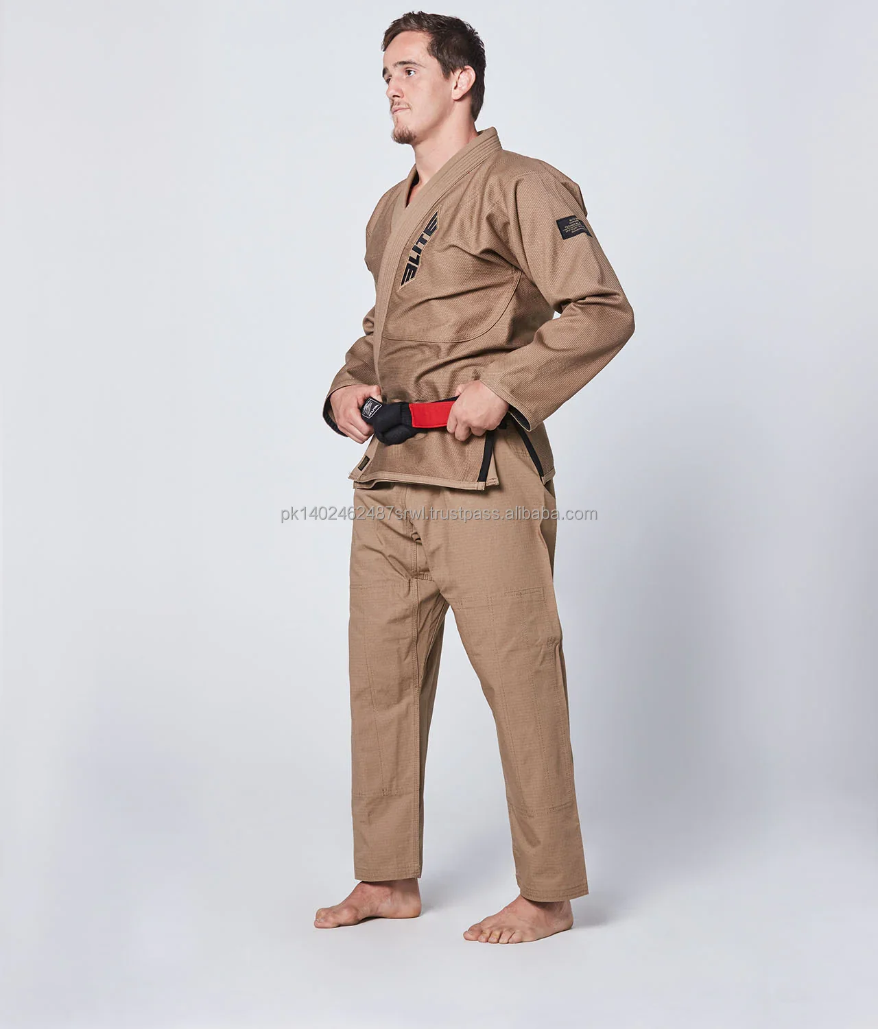 Judo Robe Judo Karate Uniforms 100% Cotton Jiujitsu Uniform White Blue Double ...