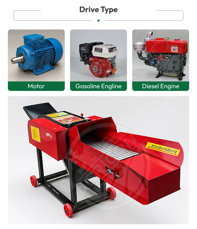Electric Grass Chaff Cutter 0.5t/h