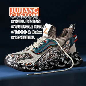 Wholesale Stock Plus Size 39-46 Athletic Trainers Autumn Mesh Platform Running Shoes for Men Trendy Sport Gym Spring Winter