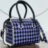 Black & Purple Chekcered