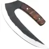 stainless steel with wood handle