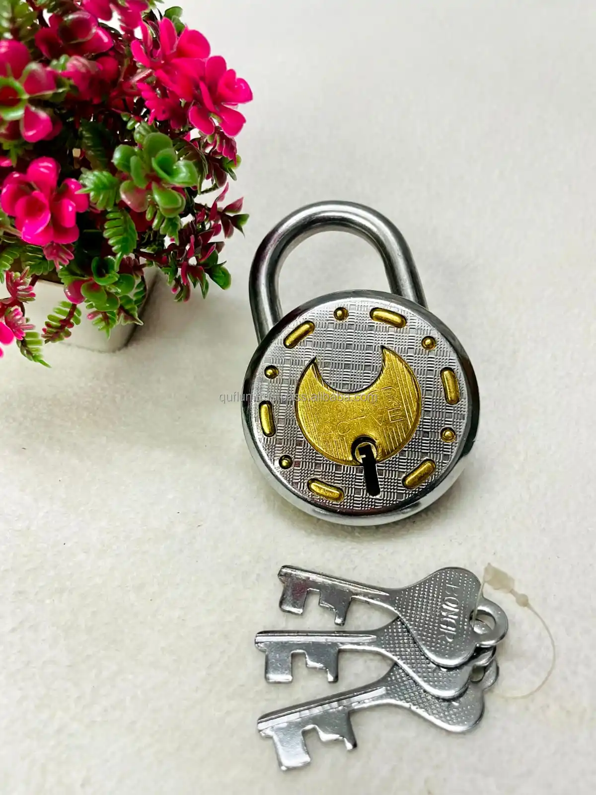 2023 Best Safety Lock Premium Quality 60mm Bonar 3 Key Iron Ss Coating