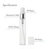 White sprayer+silver collar+transparent bottle