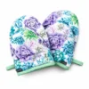 Purple Blue Green Floral Print
