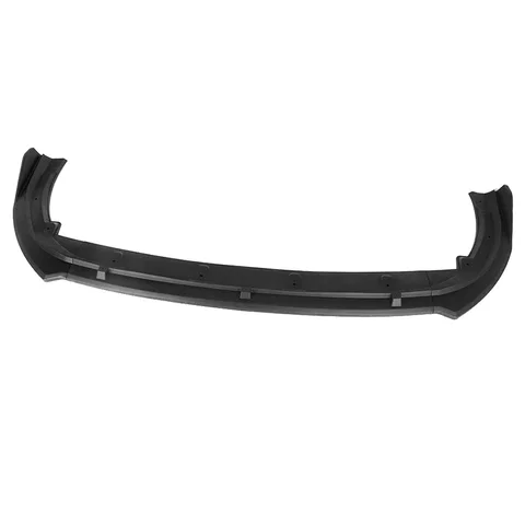 Matte Black Primer PP V2 Style Front Bumper Lip for 2018-2020 Toyota Camry XLE LE Models 3PCS