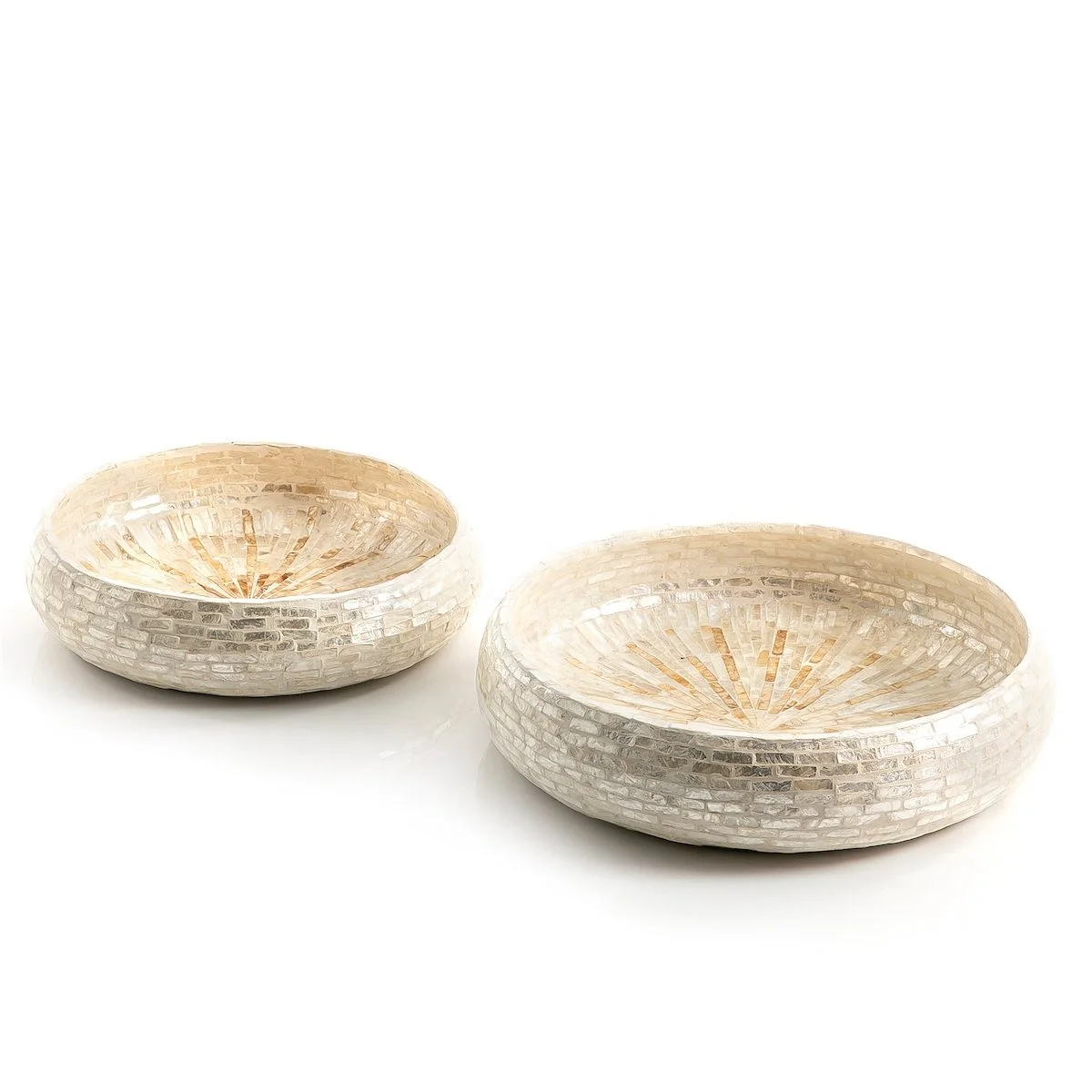 Luxury Chocolate Bowl In Mother Of Pearl Inlaid Round Seashell Bowls ...