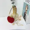pomme diamant ronde rouge