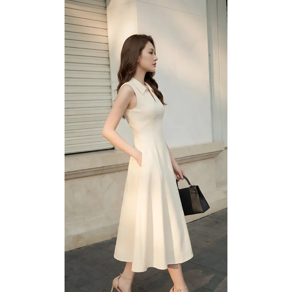 Women Dress Elegant Style Office ODM Service Highest Quality Casual Dress For Women Vietnam Manufacture