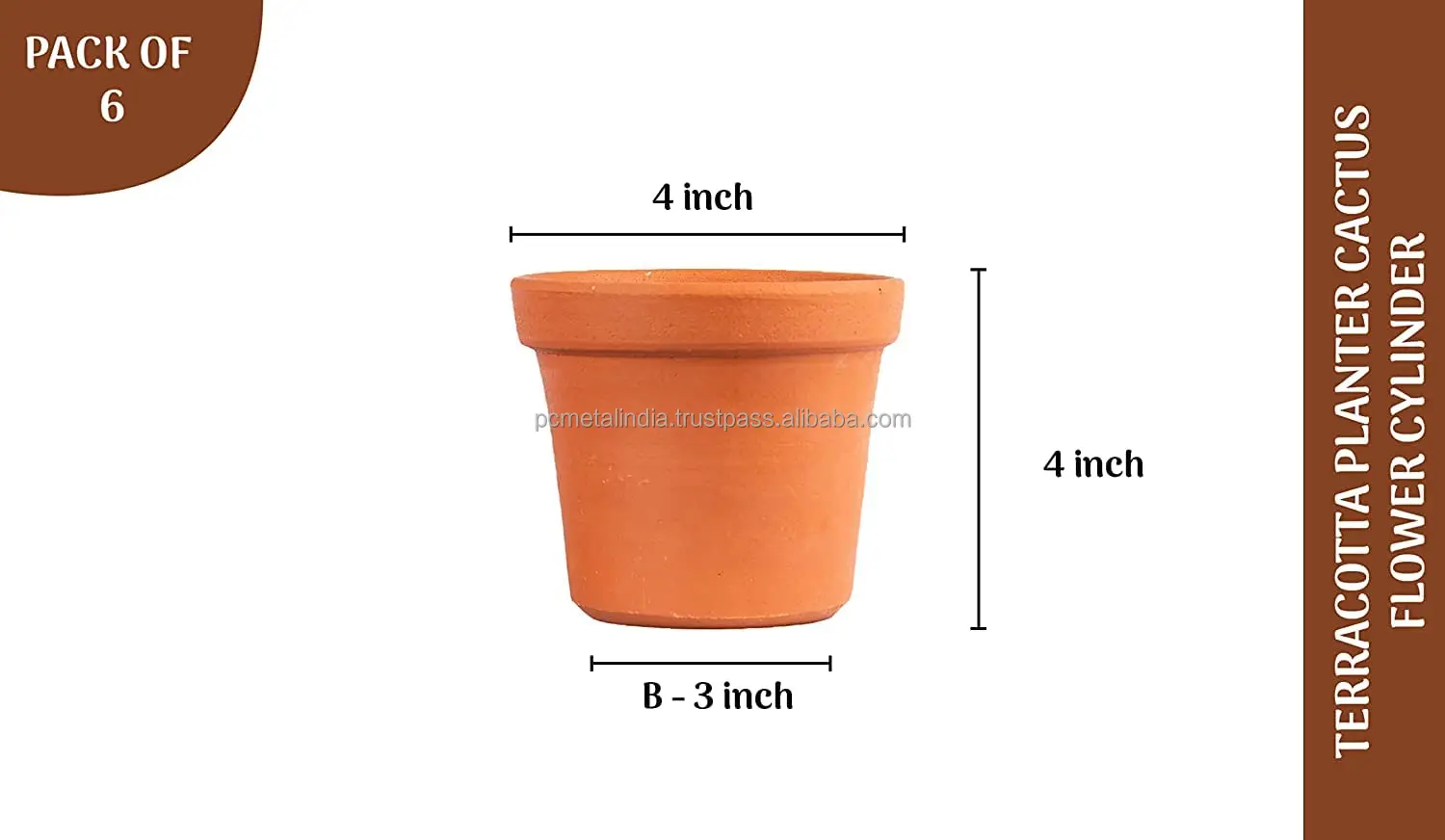 Handicraft Handmade Nursery Flower Pots/terracotta Garden Pots/cherry