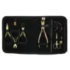 Kit de herramientas para extensiones de cabello dorado