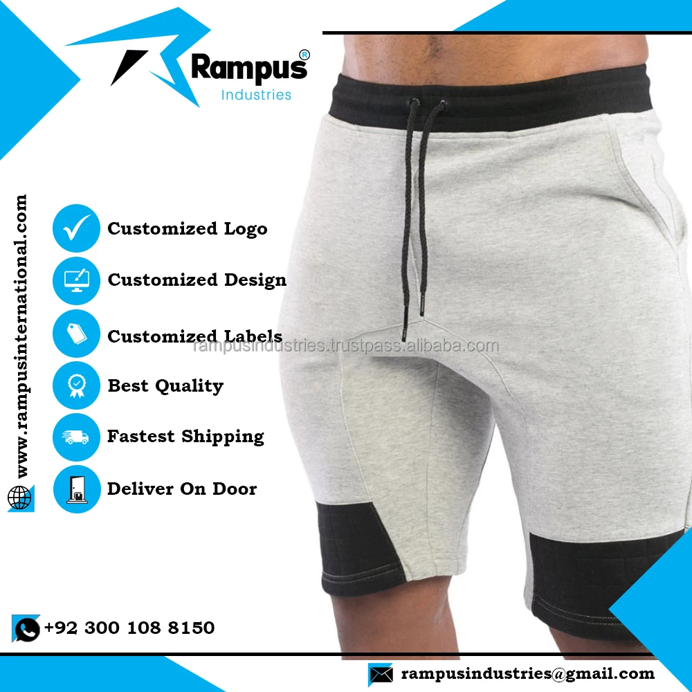 Popular High Street Men's Sports Basketball Shorts Knee Length Gym